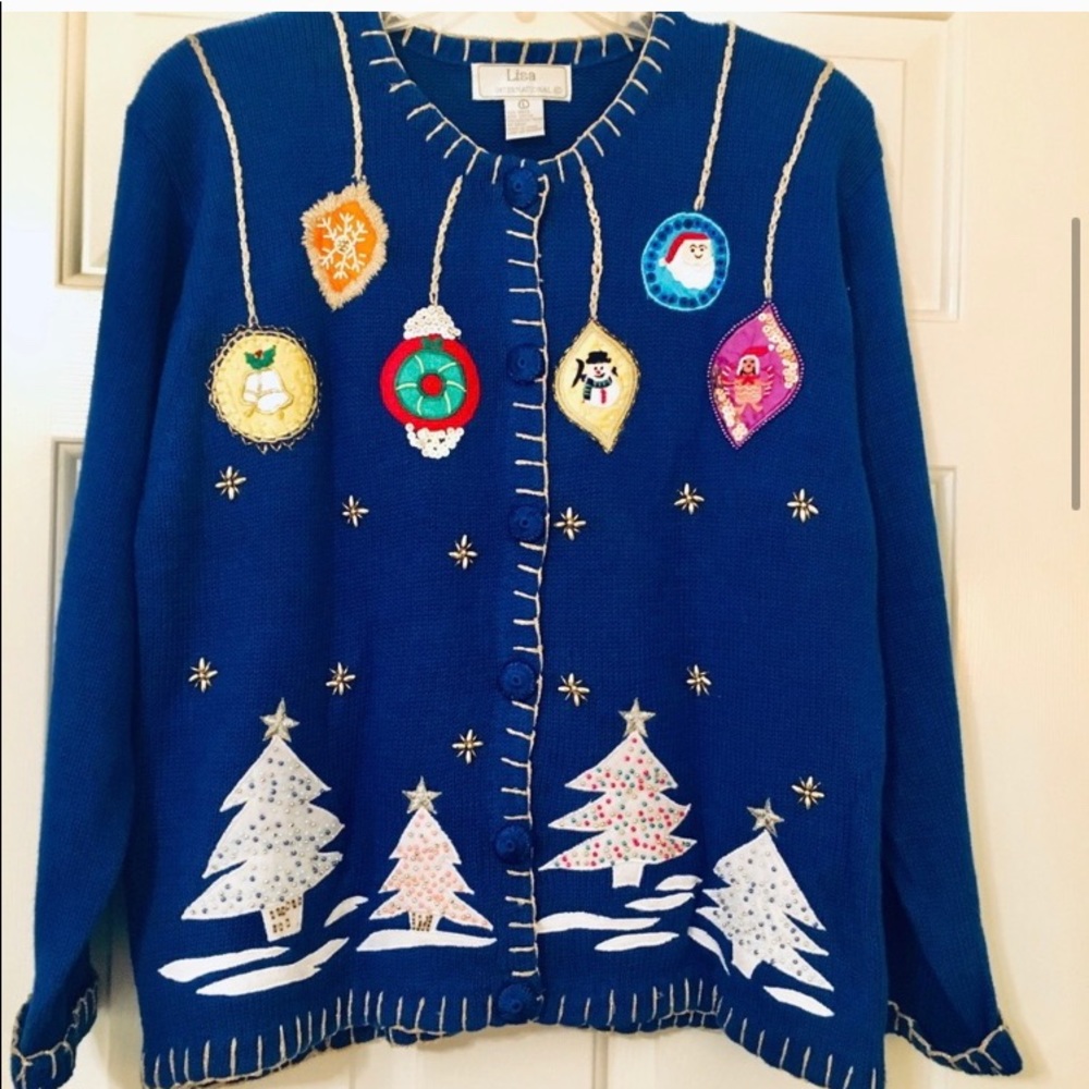 Vintage Lisa International Christmas Sweater